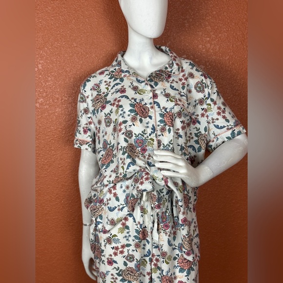 LOFT Multicolor Floral Jumpsuit Size XXLP - Picture 5 of 14